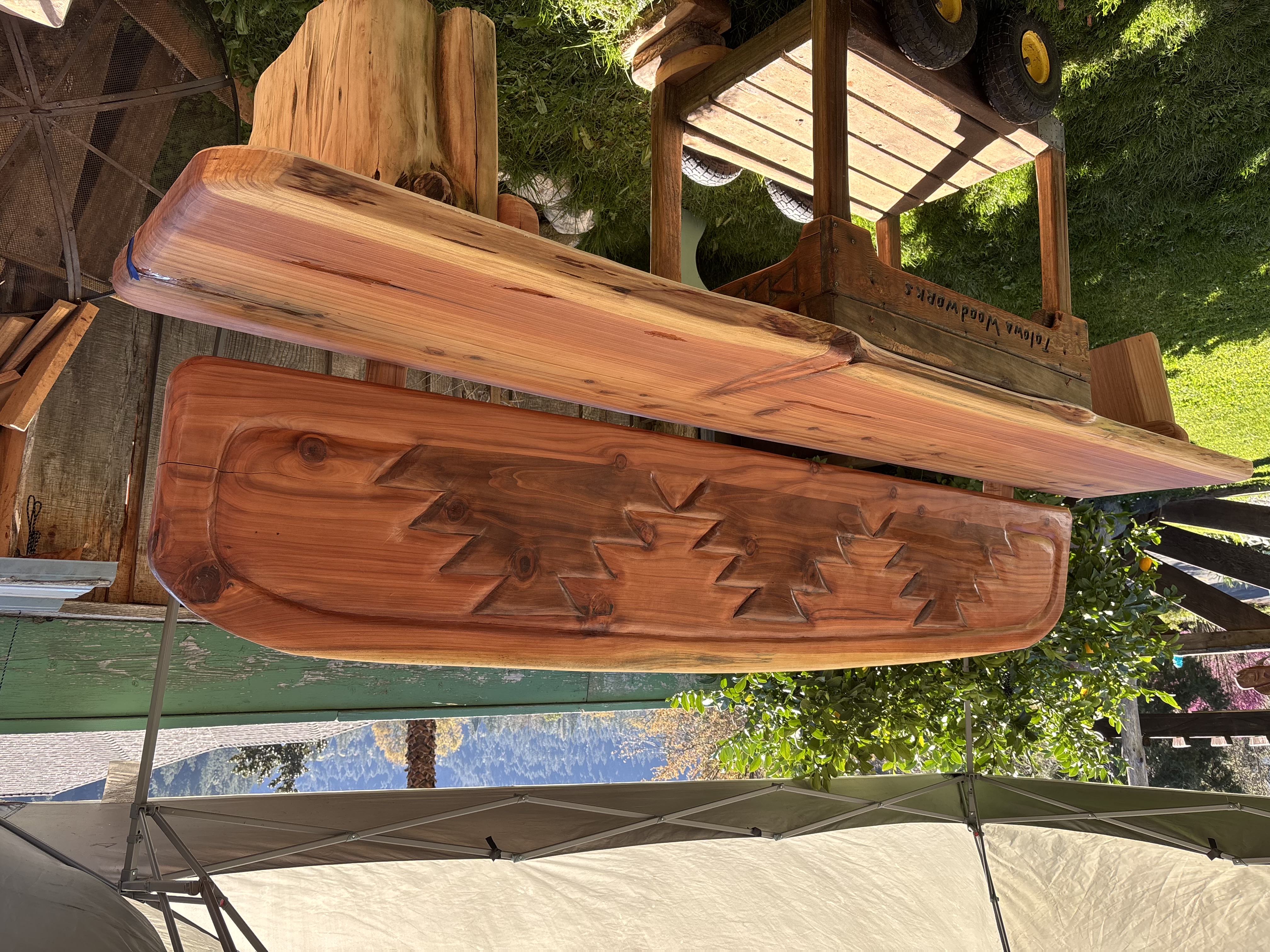 Carved Canoe